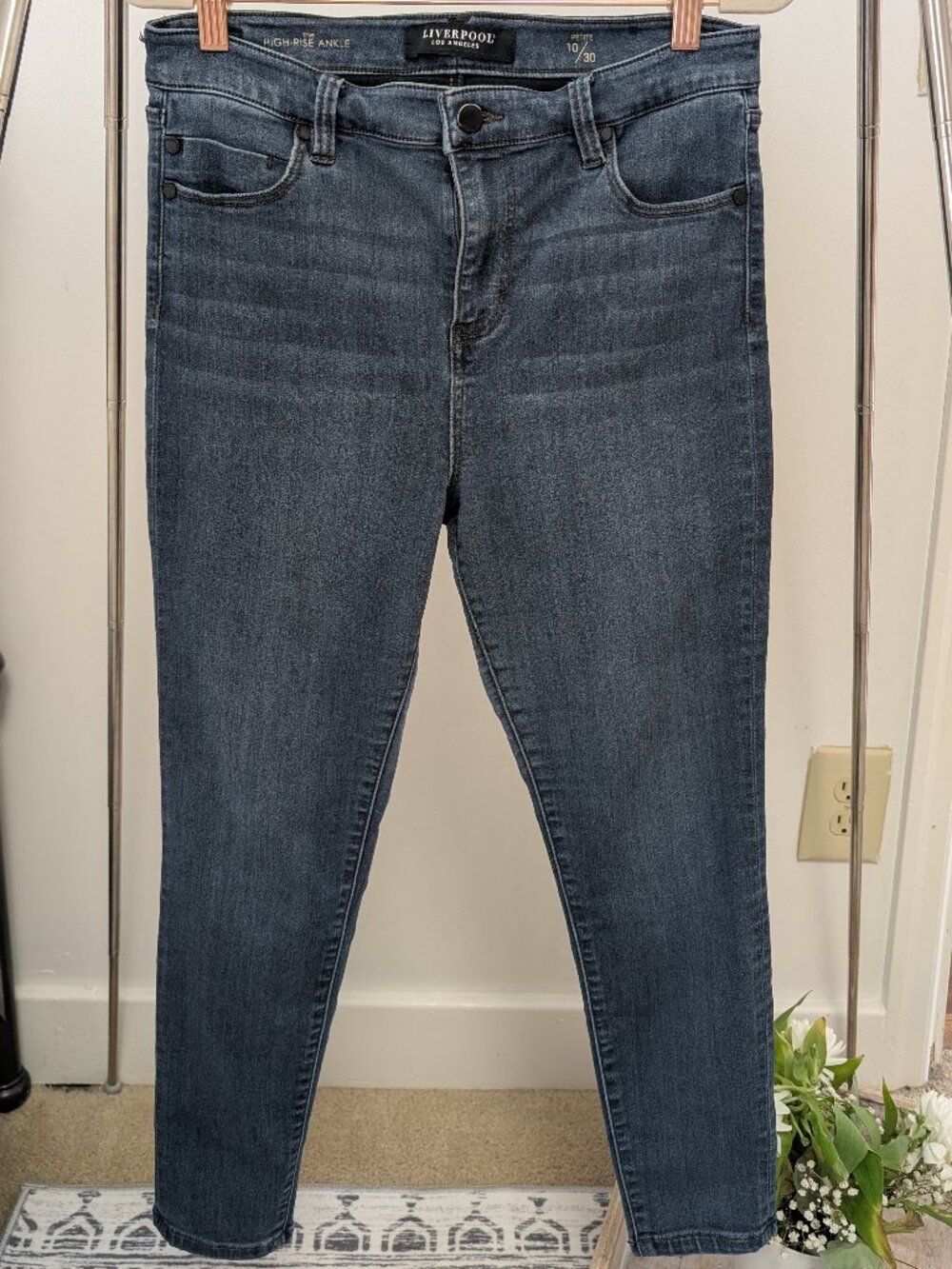 Liverpool High-Rise Ankle Jeans Petite 10/30